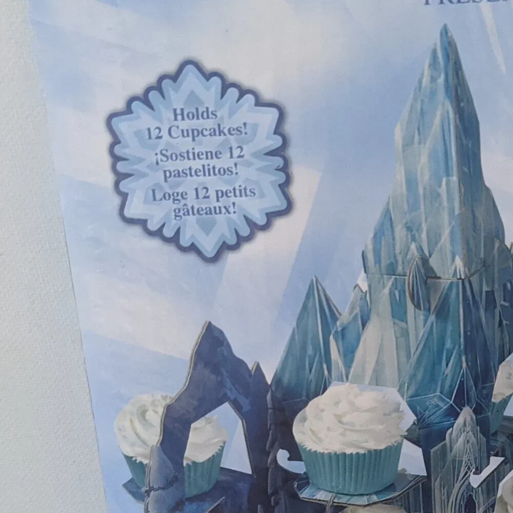 NEW Frozen Disney Castle Wilton Cupcake Treat Stand Xmas Holiday Party Baking